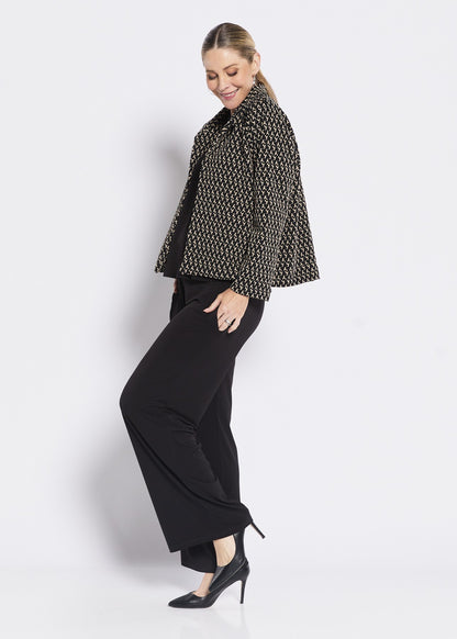 Long Sleeve Fly Crop Jacket (Buckingham)