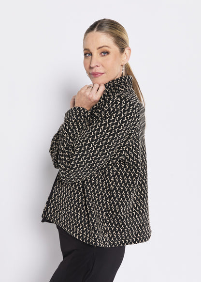 Long Sleeve Fly Crop Jacket (Buckingham)