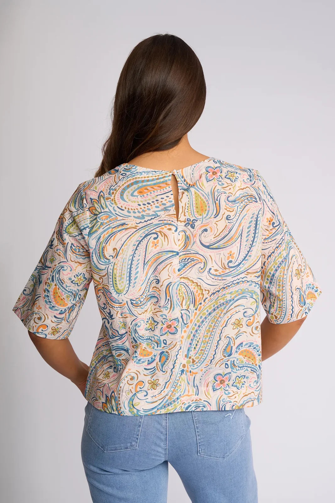 Athena Top Print (4517P)