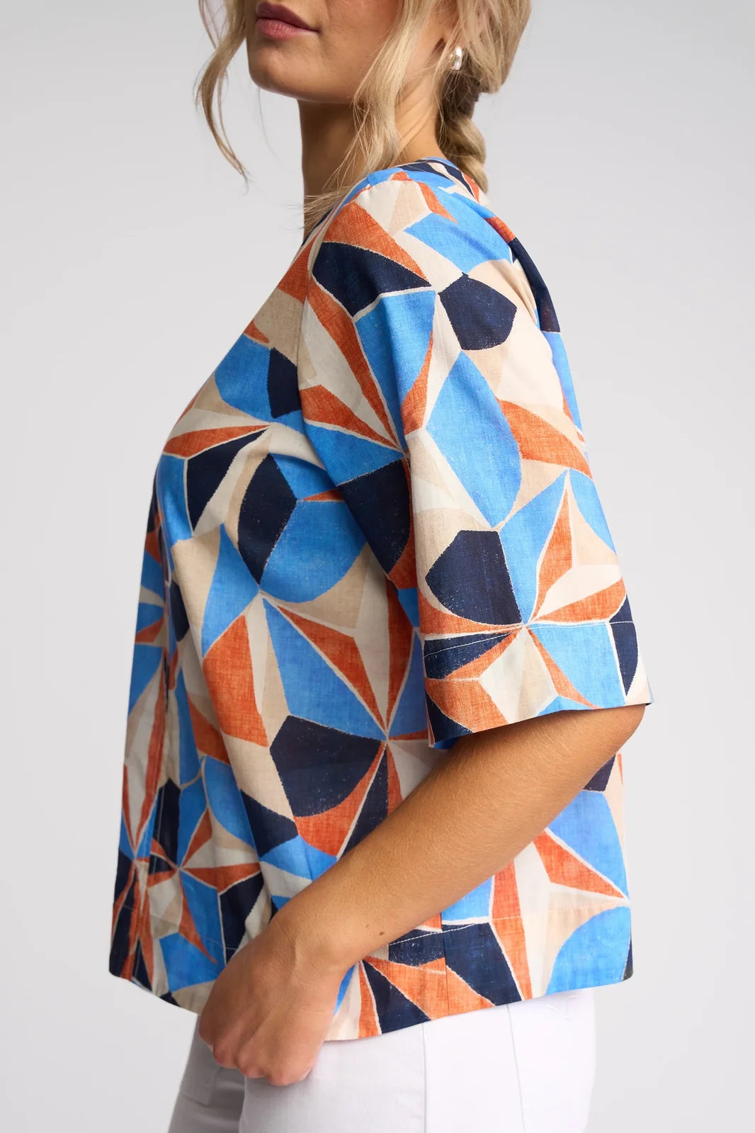 Athena Top Print (4517P)