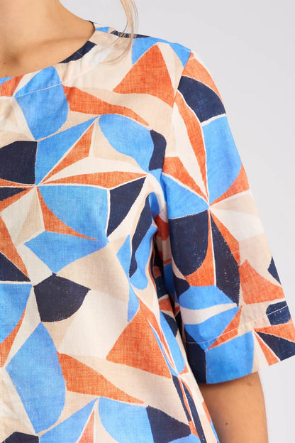 Athena Top Print (4517P)