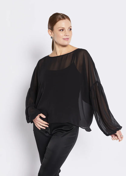 Vintage Chiffon Blouse (Mayfair.W26)