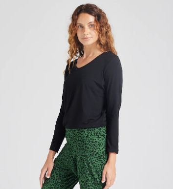 Sia V Neck Top (19NB062)